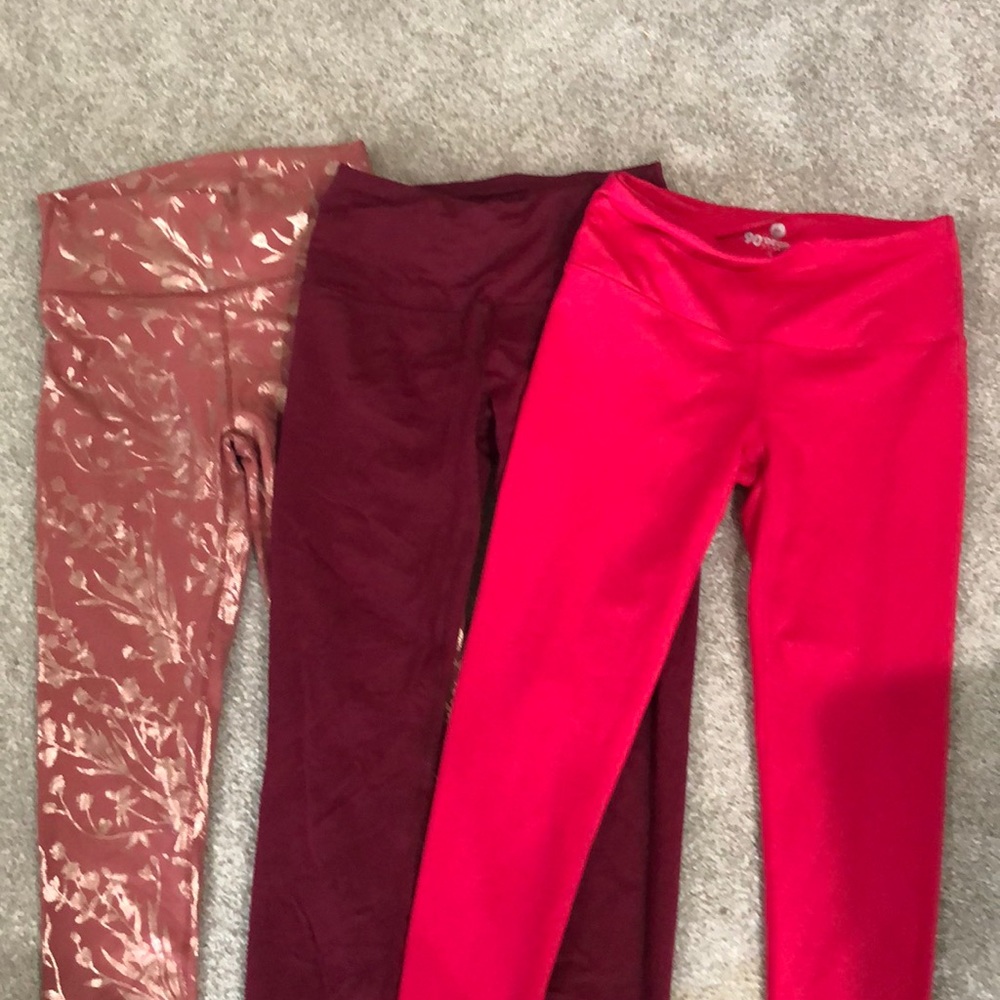 Lot of three workout leggings